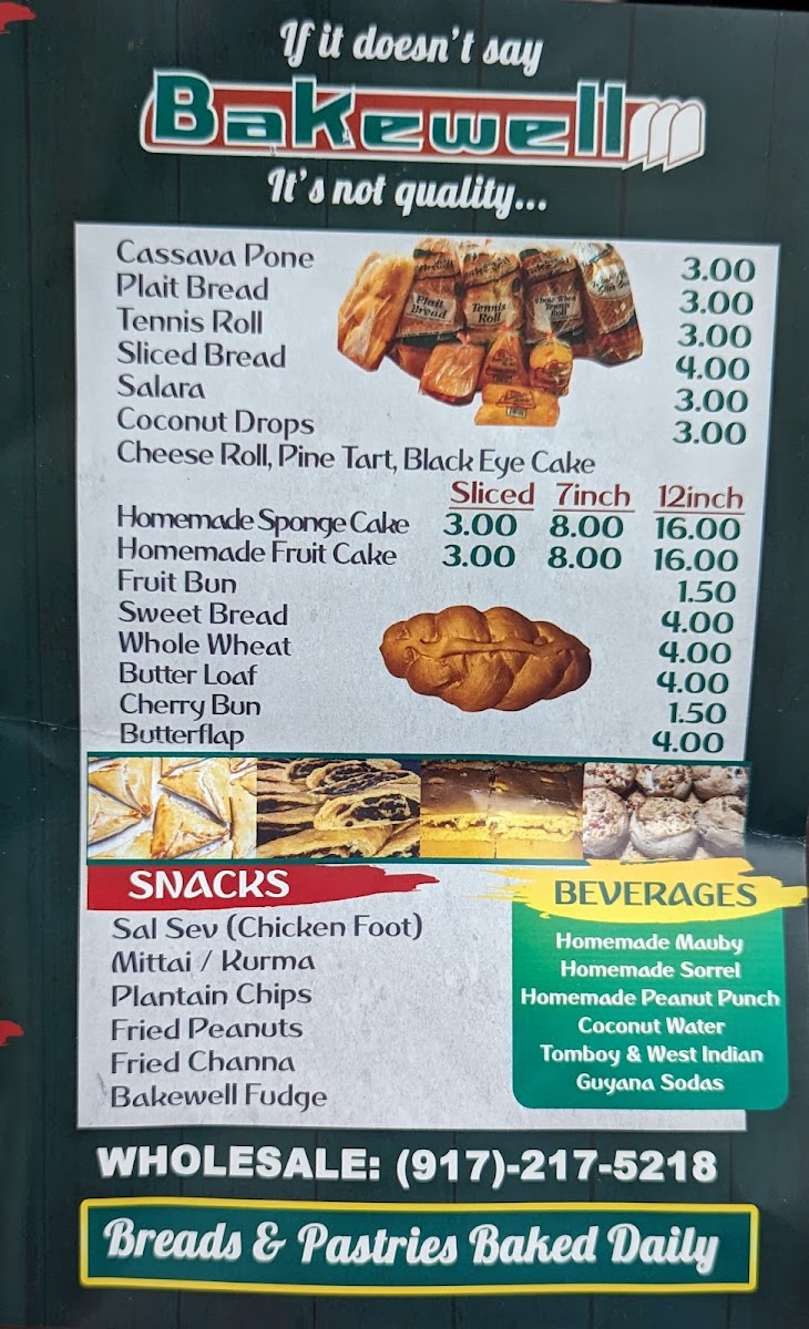 Bakewell Menu - Image 4